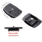43.3mm Quick Release Plate For WeiFeng WT3560 ST3560 Tripod — view 3