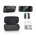 DOBE TNS-5112 For Switch 2 10 In 1 Host Storage Bag+Crystal Case+Tempered Film+Rocker Caps Drop Protection Set