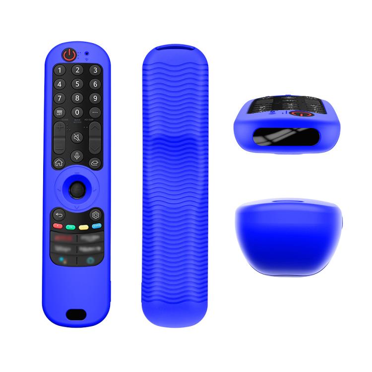 Remote Control Anti-Fall Silicone Protective Cover For LG AN-MR21 / 22 / 23 / 24 (GC/N/GA) — Black