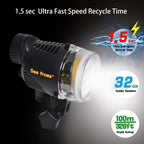 Sea Frogs SF-01 100M/328FT Underwater Strobe For Diving Photography — view 2