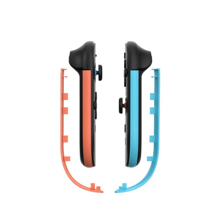 For Nintendo Switch 2 JoyCon Left and Right Handle Decorative Strips — Left Blue Right Red