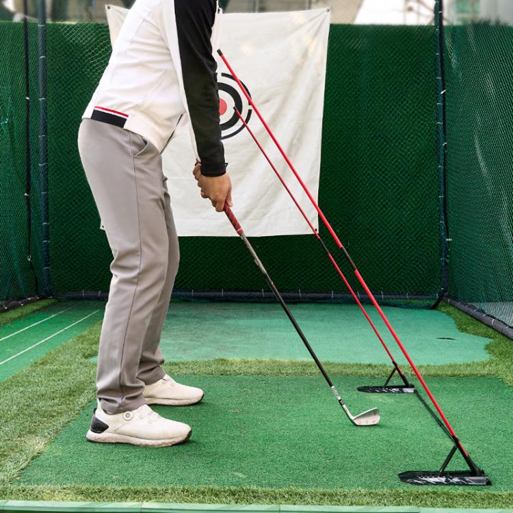 Golf Flat Swing Practice Angle Adjustment Corrector