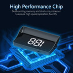 W1 Car HUD Head-up Display GPS Speedometer Speed Display