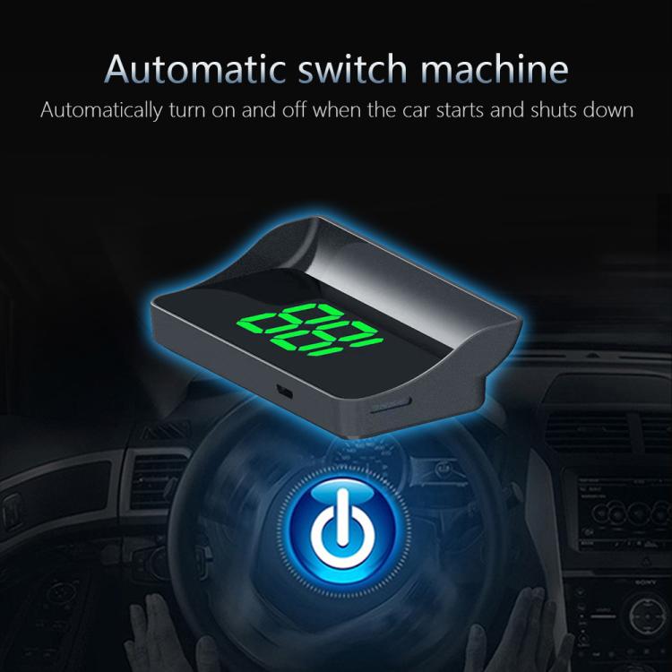 W1 Car HUD Head-up Display GPS Speedometer Speed Display