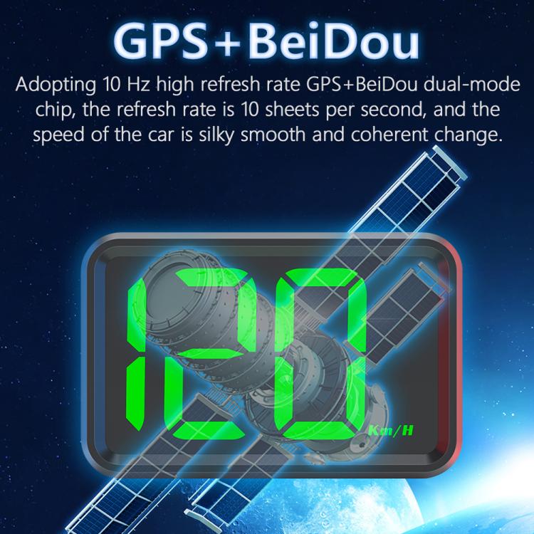 X1 Smart HUD Head-up Display Car GPS Speed Display HD Head-up Display