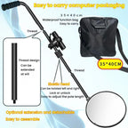 Retractable Pole Undercarriage Mirror Rotatable Undercarriage Inspection Reflector