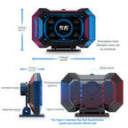 P25 Car HUD Head-up Display OBD+GPS LCD Multifunctional Instrument