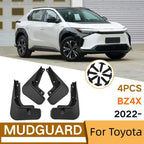 For 2022 Toyota BZ4X Car Tire Soft Rubber Mudguard — view 2