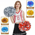 3pcs Cheerleading Pompoms Cheerleader Hand Shake Flower Ball Dance Performance Pompoms