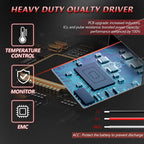 40W Motorcycle Wired Switch Integrated Waterproof Demon Eye Spotlight