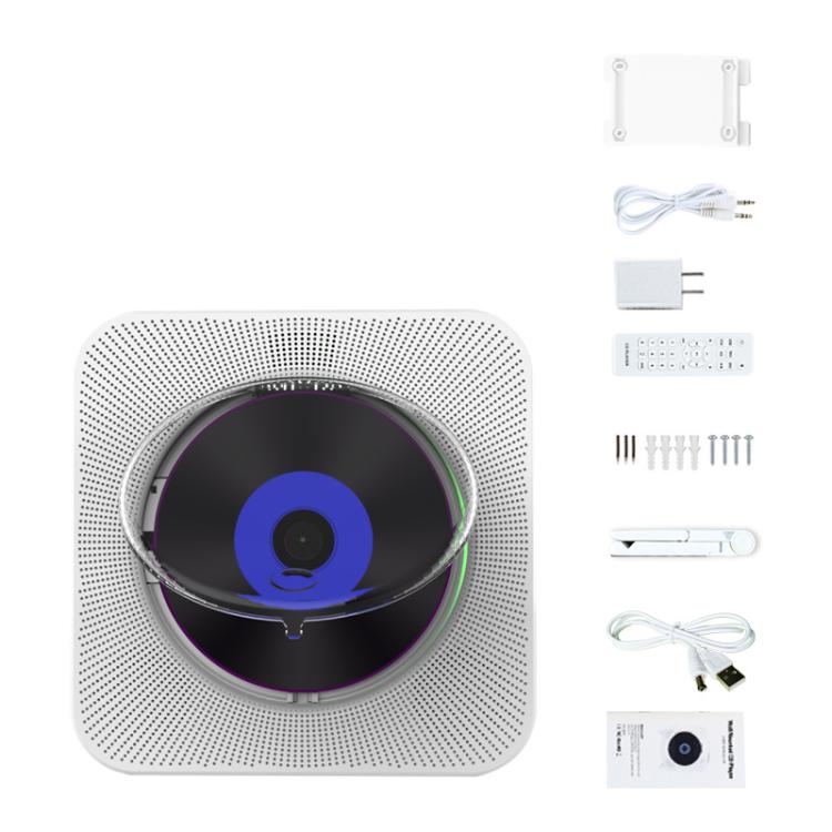 Kecag KC-807 Wall-mounted Home Retro Bluetooth CD Player