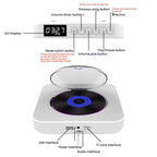 Kecag KC-807 Wall-mounted Home Retro Bluetooth CD Player