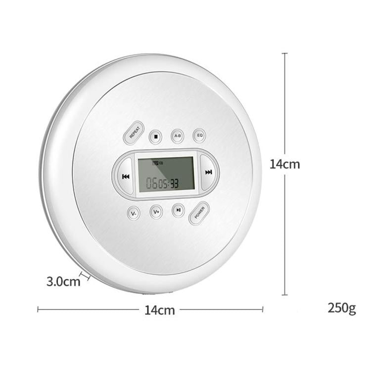 Kecag Mini Portable CD Player Walkman Study and Repeat Retro MP3 Music CD Player