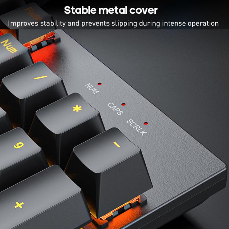 USB Wired RGB Mechanical Metal Gaming Keyboard