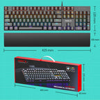 USB Wired RGB Mechanical Metal Gaming Keyboard