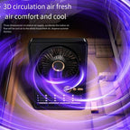 2-in-1 Household Electric Fan Mosquito Killer Lamp LED Digita lDesktop Fan — view 8