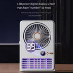 2-in-1 Household Electric Fan Mosquito Killer Lamp LED Digita lDesktop Fan — view 10