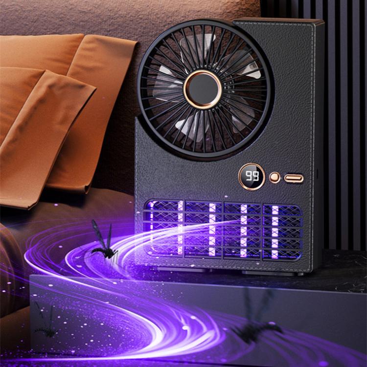 2-in-1 Household Electric Fan Mosquito Killer Lamp LED Digita lDesktop Fan — view 12
