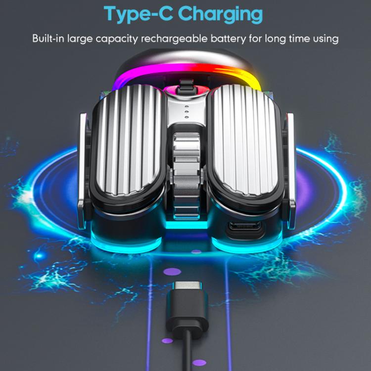 IMICE T800 Rechargeable Bluetooth Dual Mode Wireless Gaming Mice RGB Lighting Plating Mouse — view 6