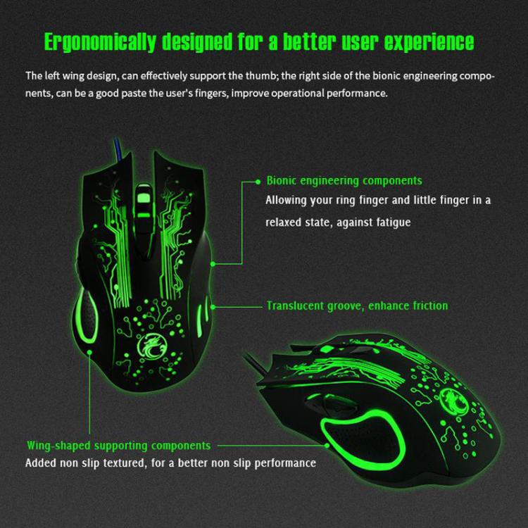 iMICE X9 USB Gaming Optical Wired Mouse