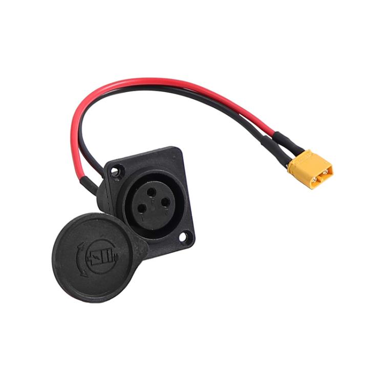 For INOKIM OXO OX Electrical Scooter Power Port XLR Cannon 3-Pin Charging Socket