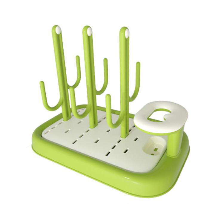 Baby Bottle Drying Rack Drain Drying Rack Insertable Bottle Brush Nipple Brush Storage Holder