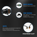 40W Motorcycle Wired Switch Integrated Waterproof Demon Eye Spotlight
