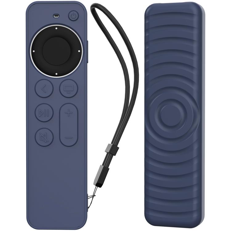 For Apple TV Siri Remote 2 / 3 AhaStyle PT167 Remote Control Silicone Protective Case — Pink
