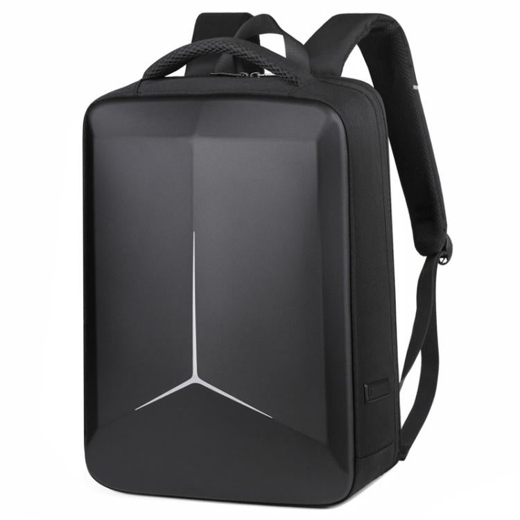 15.6-16.6 Inch Hard Shell Laptop Backpack with USB+Type-C Charging Ports Unisex Anti-Theft Business Travel Bag — Blue