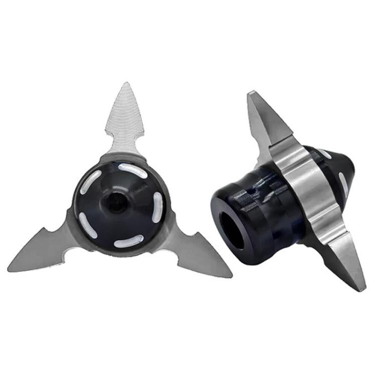 1pair QCB-034 Aluminum Alloy Dart Front Fork Cup Wheel Anti-fall Wear-resistant Decorative Cup — Gold