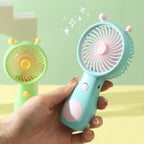 Cute Small Snail Handheld USB Rechargeable Fan Portable Mini Compact Pocket Fan — view 6