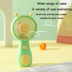 Cute Small Snail Handheld USB Rechargeable Fan Portable Mini Compact Pocket Fan — view 9