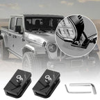 For Trucks SUVs Car Adjustable Aluminum Pillar Cover LED Work Light Pod Mounting Bracket Kit
