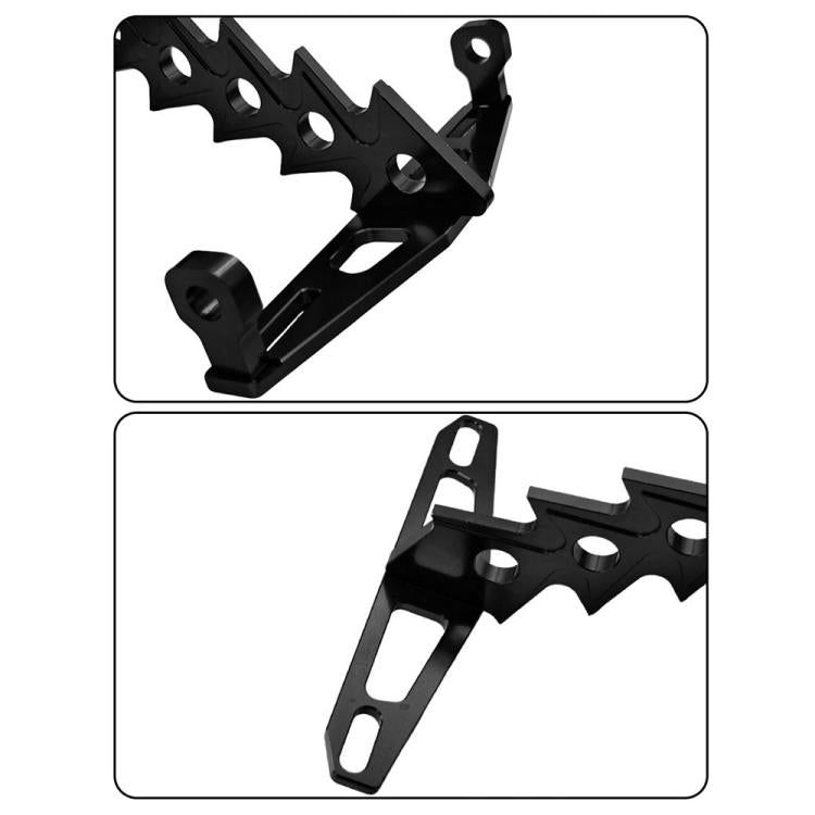 Cpj-006 Universal Aluminum Alloy Fishbone License Plate Frame License Plate Drag — view 4