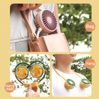 Outdoor Folding Mini Neck Fan Portable USB Rechargeable Summer Gift Fan — view 13