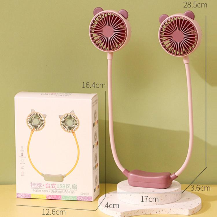 Outdoor Folding Mini Neck Fan Portable USB Rechargeable Summer Gift Fan — view 5