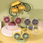 Outdoor Folding Mini Neck Fan Portable USB Rechargeable Summer Gift Fan — view 6