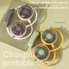 Outdoor Folding Mini Neck Fan Portable USB Rechargeable Summer Gift Fan — view 8