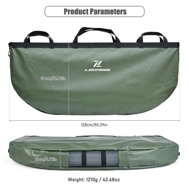 LEO 28351 Large Fish Carrying Bag 6 Handle Large Fish Carrying Pocket