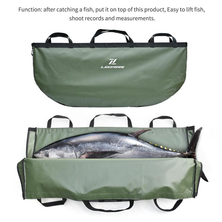 LEO 28351 Large Fish Carrying Bag 6 Handle Large Fish Carrying Pocket