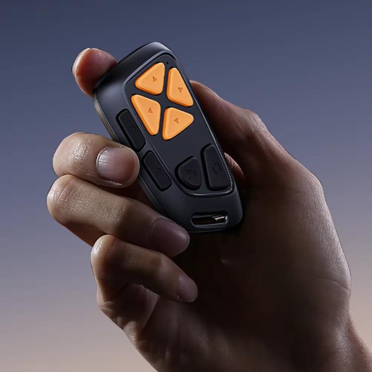 Smartphone Wireless Bluetooth Remote Control Camera Shutter E-Book Page Turner, TikTok Shorts Likes — White