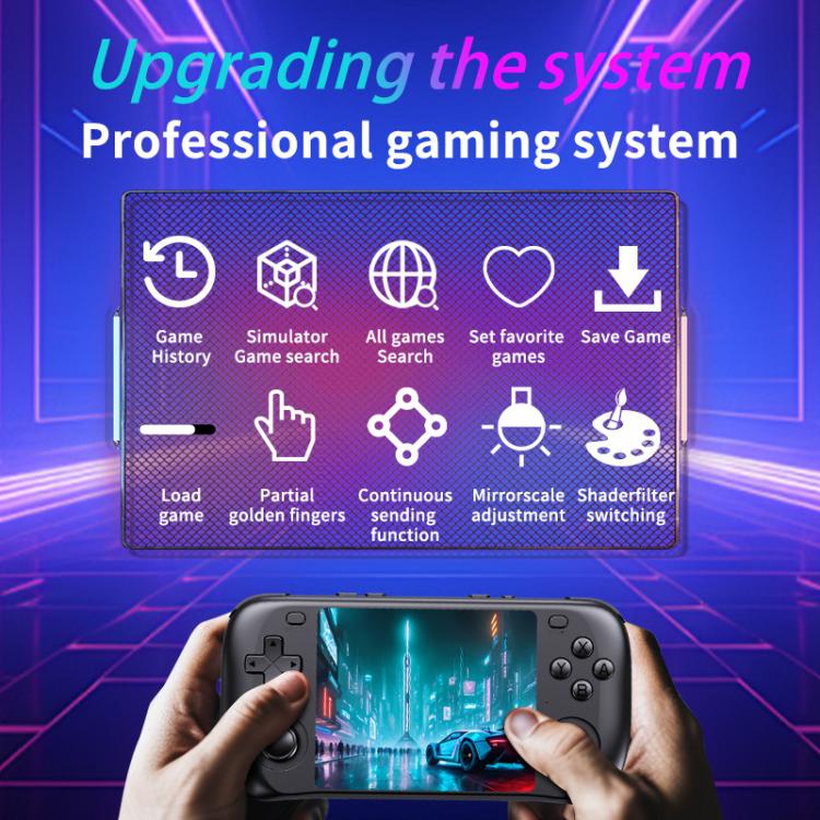 H36S 3.5 Inch IPS HD Screen Retro PSP Game Console Linux System GBA Handheld Video Game Console