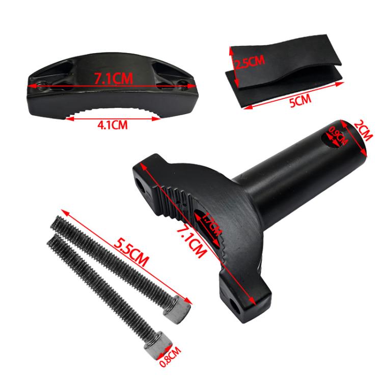 KZG-007 Motorcycle Shock-absorbing Clamp-type Spotlight Fixing Bracket
