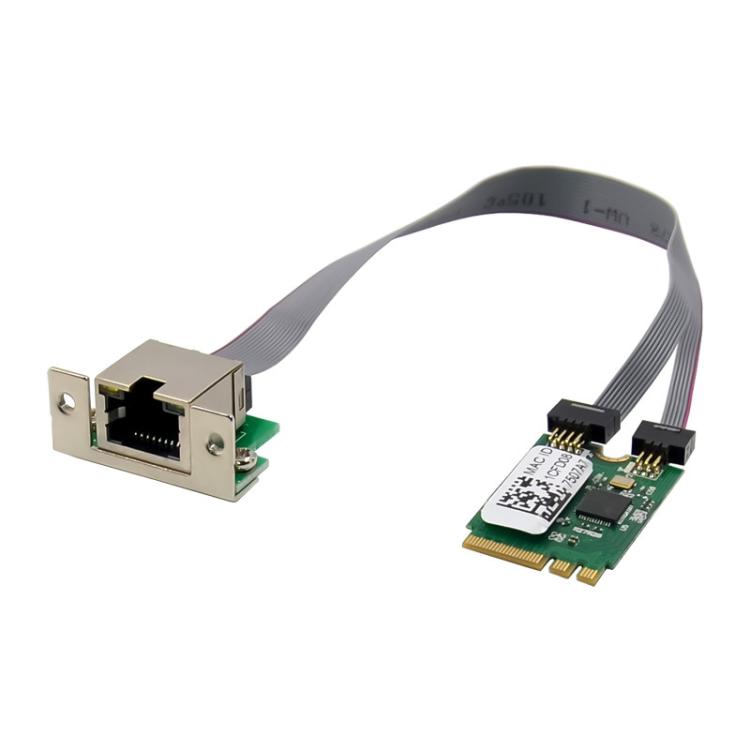SUNWEIT ST7206 M.2 A+E RTL8125BG Single Port RJ45 2.5G Quad Speed Industrial Network Card