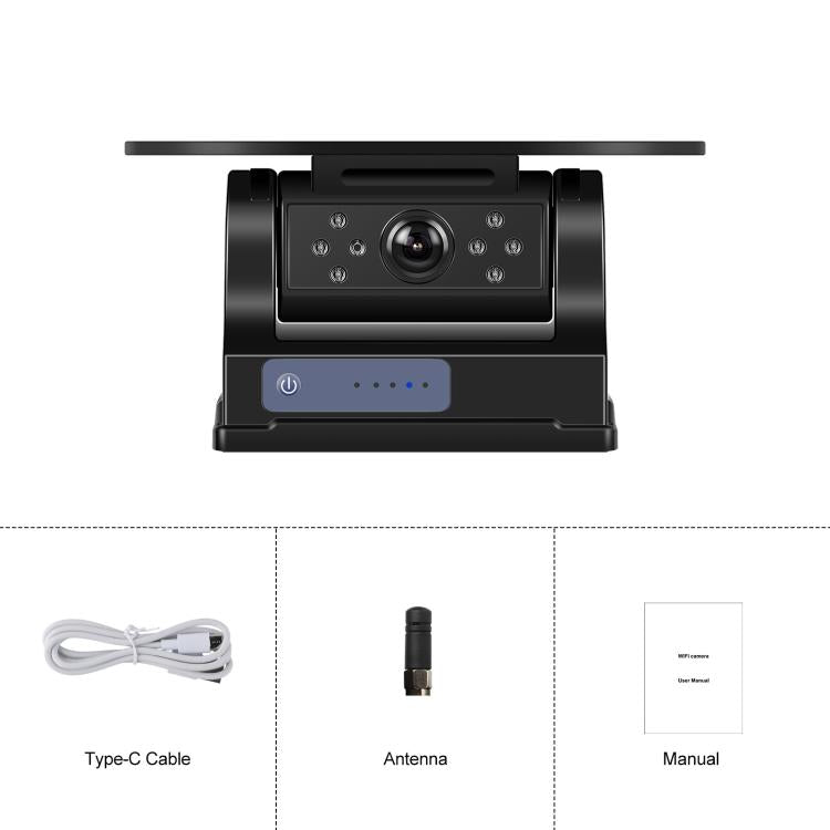 Wireless HD Solar Magnetic WIFI Camera 720P Mobile APP Universal HD Camera
