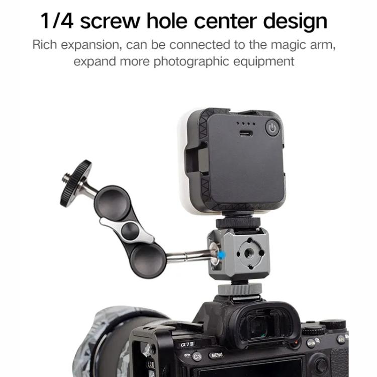 XILETU XDS-15 Multi-head Cold Shoe Mount Adapter for Camera Flash, Microphone, LED Light — view 5