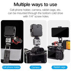 XILETU XDS-15 Multi-head Cold Shoe Mount Adapter for Camera Flash, Microphone, LED Light — view 6