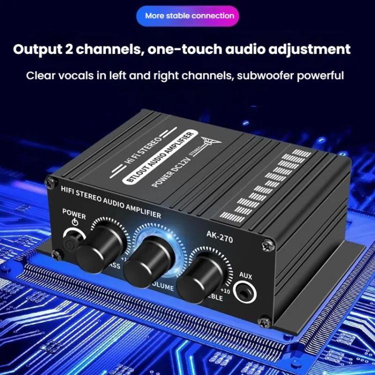 Car Home Stereo Mini Amplifier