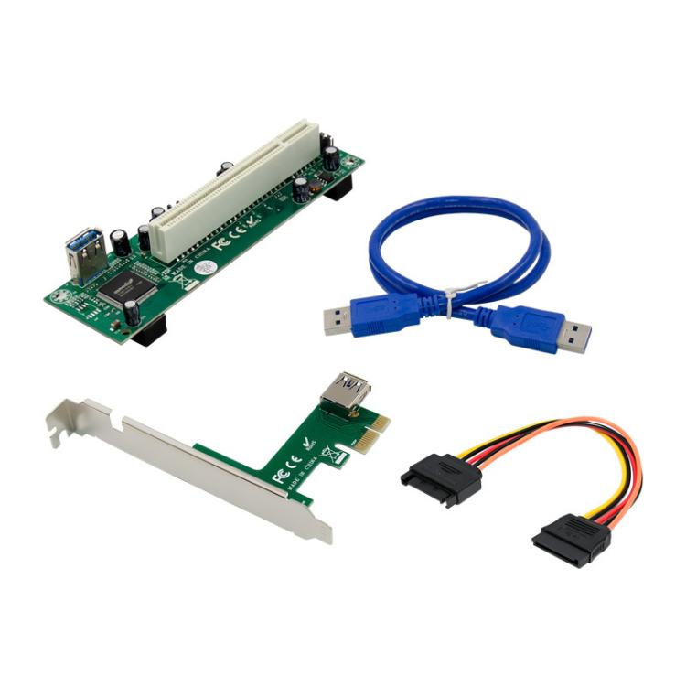 SUNWEIT ST45 PCIe X1 To 1-PCI Slot ASM1083 Bridge Card