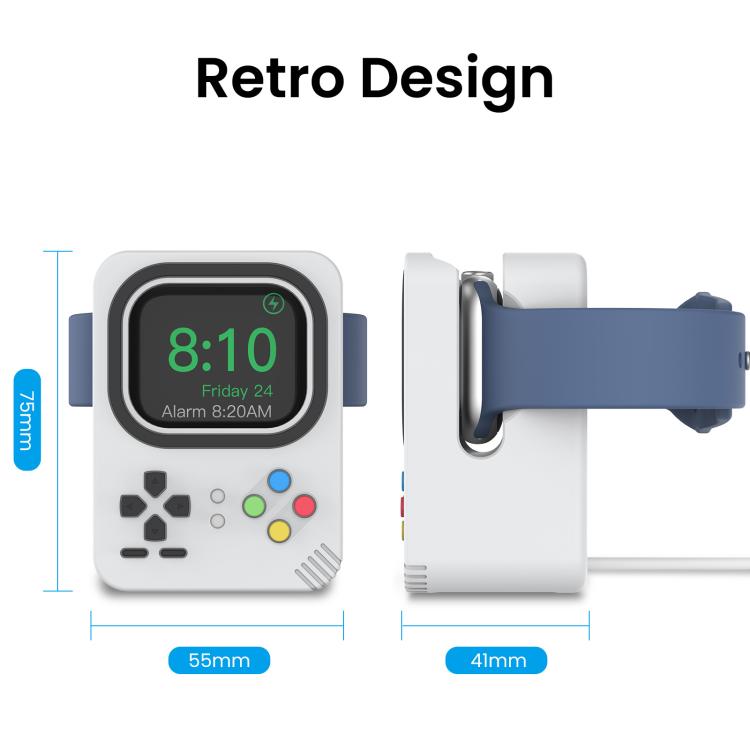 For Apple Watch AhaStyle DD05 Silicone Mini Charging Stand, Without Charger